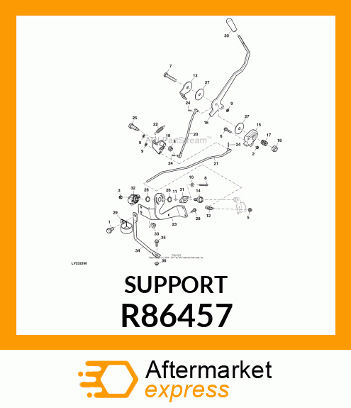 SUPPORT,SENSOR R86457