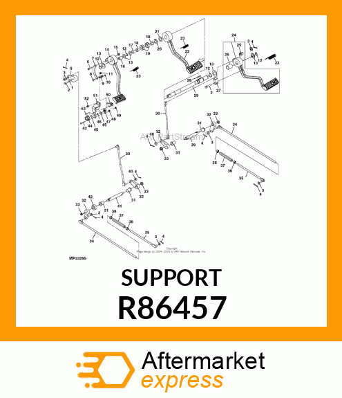 SUPPORT,SENSOR R86457