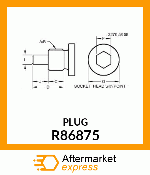 PLUG,SPECIAL R86875