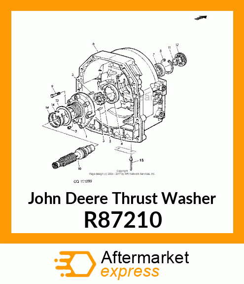 WASHER, THRUST R87210