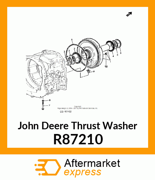 WASHER, THRUST R87210