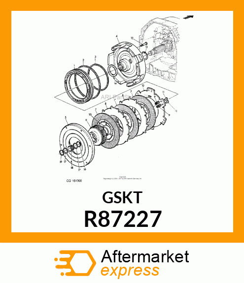 WASHER, THRUST R87227