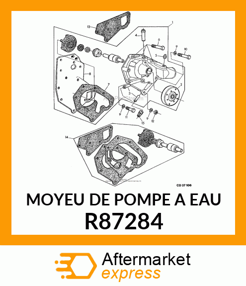 MOYEU DE POMPE A EAU R87284