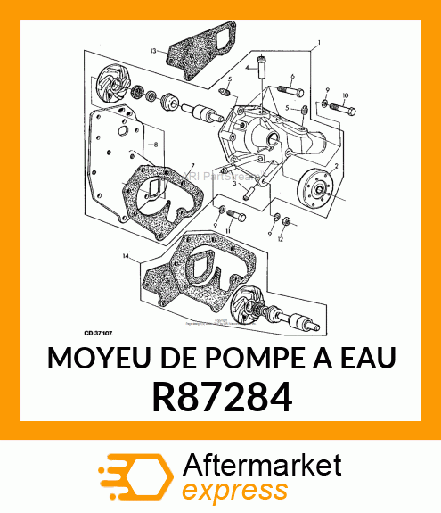 MOYEU DE POMPE A EAU R87284