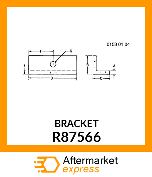 BRACKET R87566