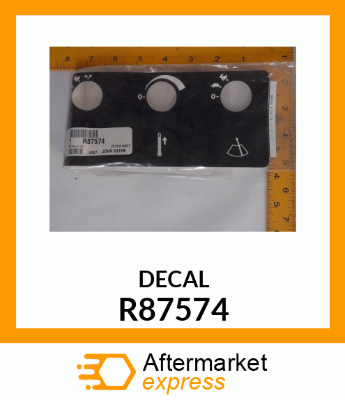 LABEL,BLOWER,WIPER,HEATNG amp; COOLING R87574