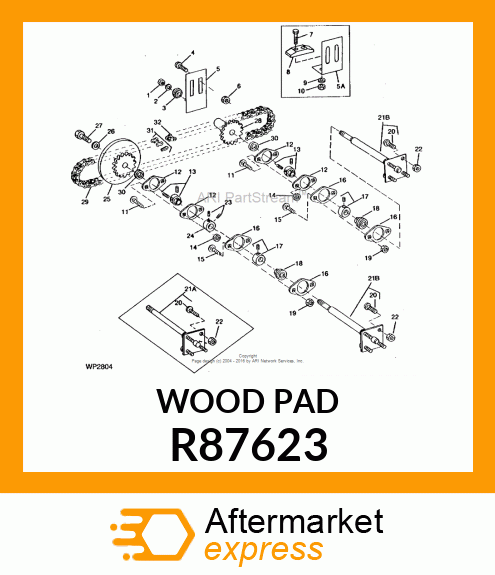 Pad - PAD, WEAR R87623