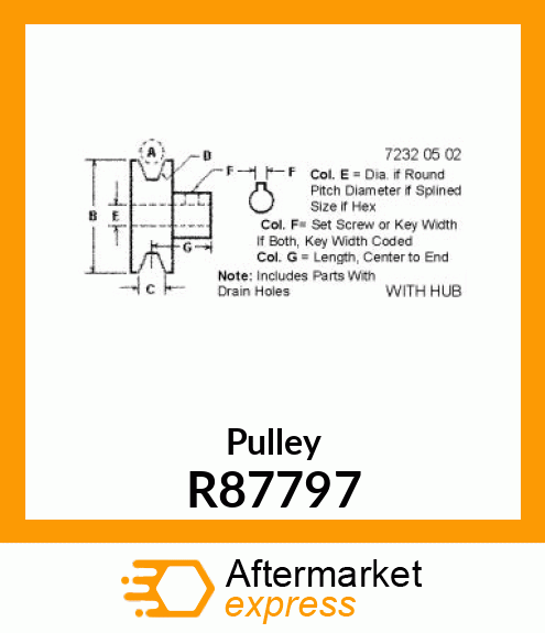 Pulley R87797