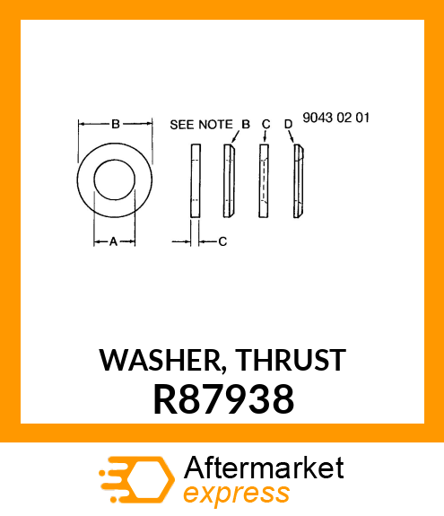 WASHER, THRUST R87938