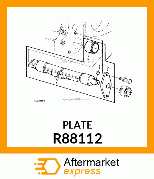 PLATE, BALANCER SHAFT,THRUST R88112