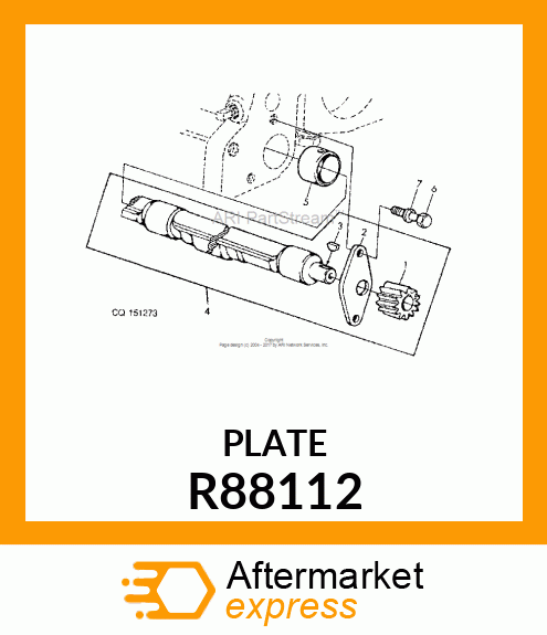 PLATE, BALANCER SHAFT,THRUST R88112