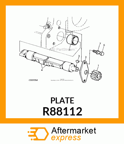 PLATE, BALANCER SHAFT,THRUST R88112