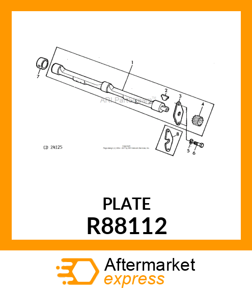 PLATE, BALANCER SHAFT,THRUST R88112