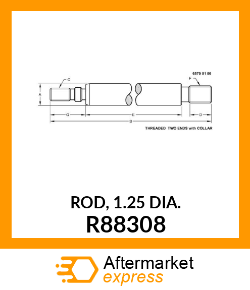 ROD, 1.25 DIA. R88308