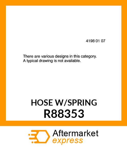 HOSE, UPPER RADIATOR R88353