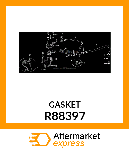 GASKET, WATER OUTLET MANIFOLD R88397