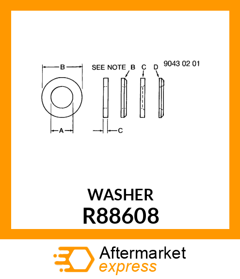 WASHER, SPECIAL R88608