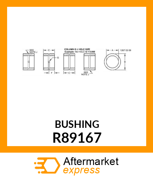 BUSHING R89167