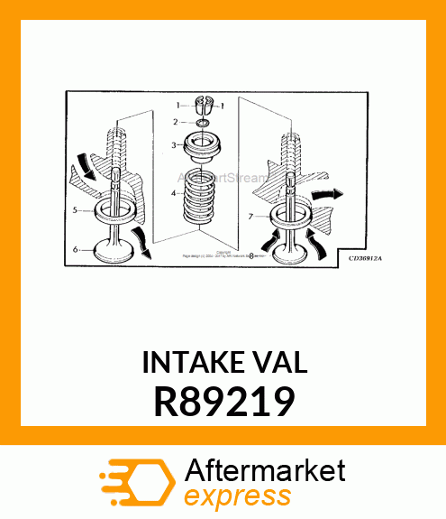 Intake Valve R89219