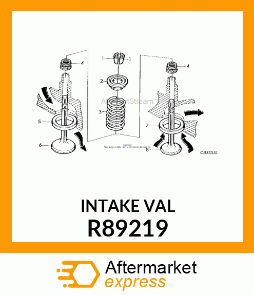 Intake Valve R89219