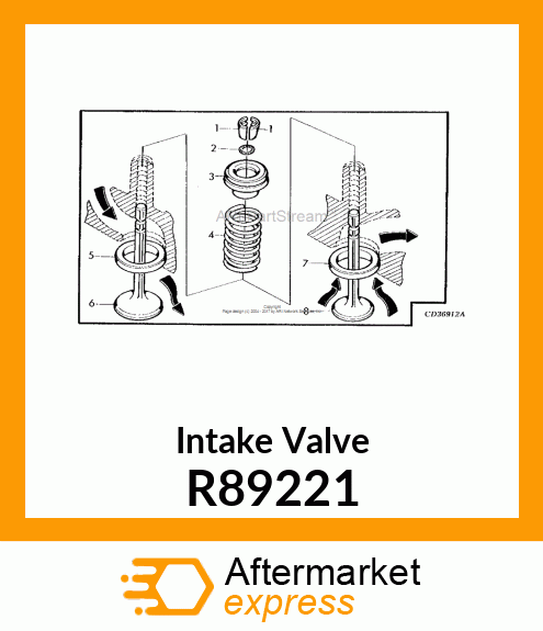 VALVE, INTAKE /.015 OVERSIZE VALVE R89221