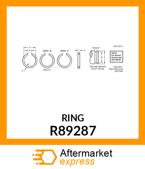 RING, SNAP R89287