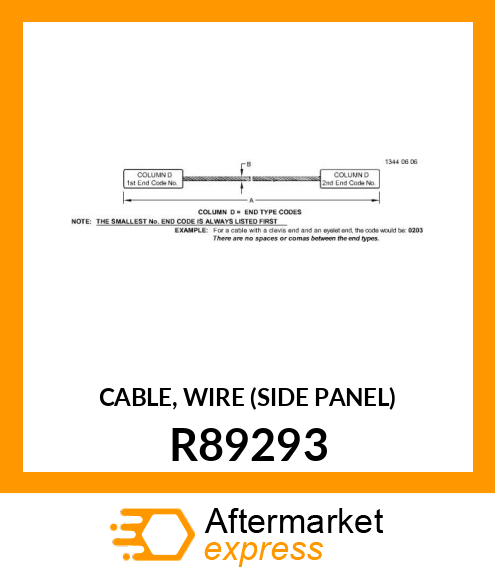 CABLE, WIRE (SIDE PANEL) R89293