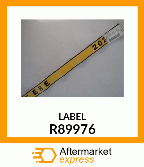 LABEL, HOOD SIDE, LH R89976