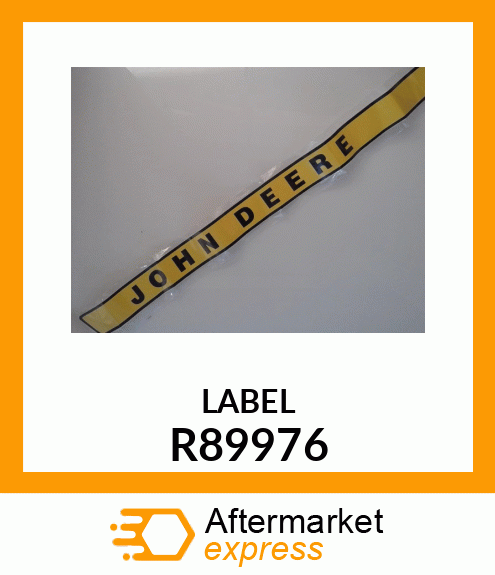 LABEL, HOOD SIDE, LH R89976