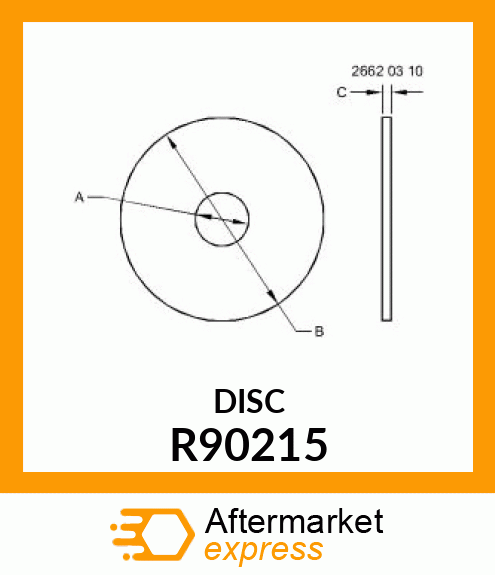 CLUTCH DISK, FACING R90215