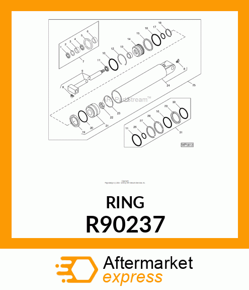 RING, PISTON R90237