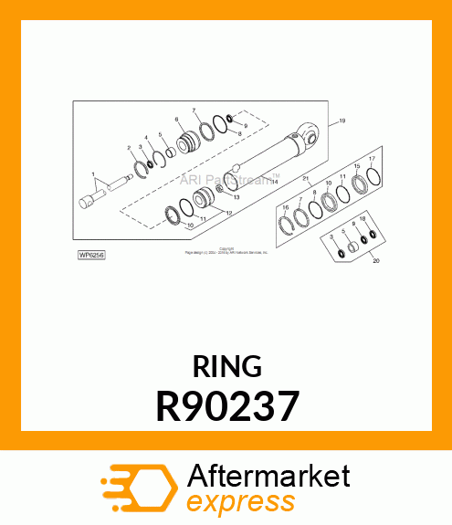 RING, PISTON R90237