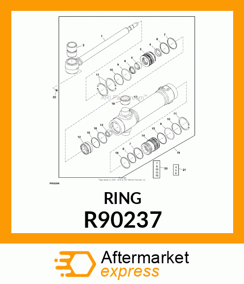 RING, PISTON R90237