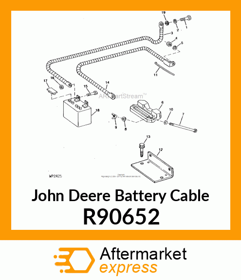 CABLE, BATTERY, POSITIVE R90652