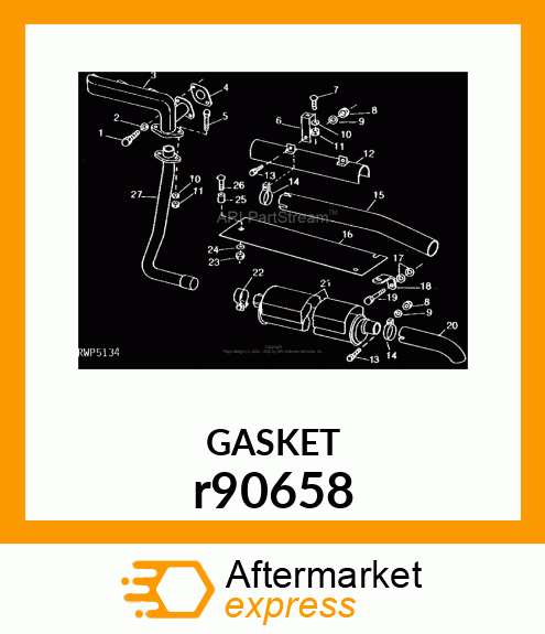 GASKET, EXHAUST MANIFOLD r90658