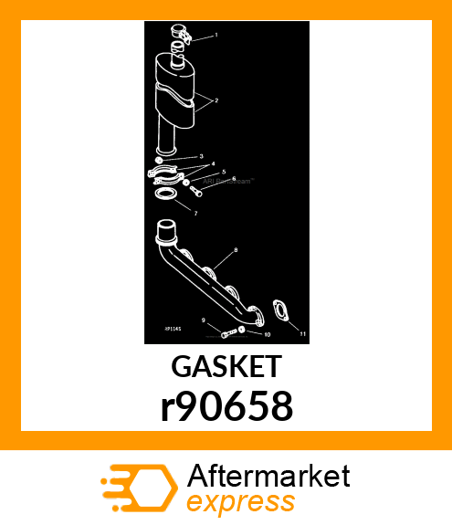 GASKET, EXHAUST MANIFOLD r90658