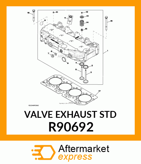 EXHAUST VALVE R90692