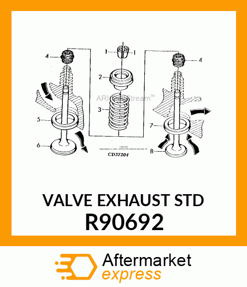 EXHAUST VALVE R90692