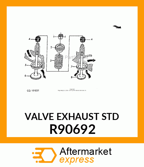 EXHAUST VALVE R90692