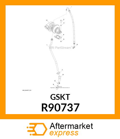 GASKET, TURBOCHARGER R90737