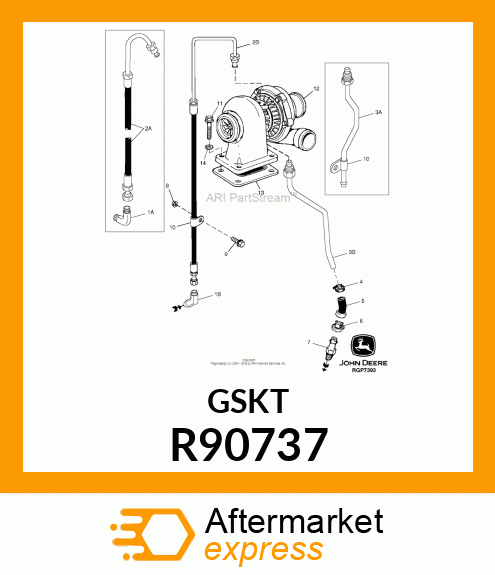 GASKET, TURBOCHARGER R90737