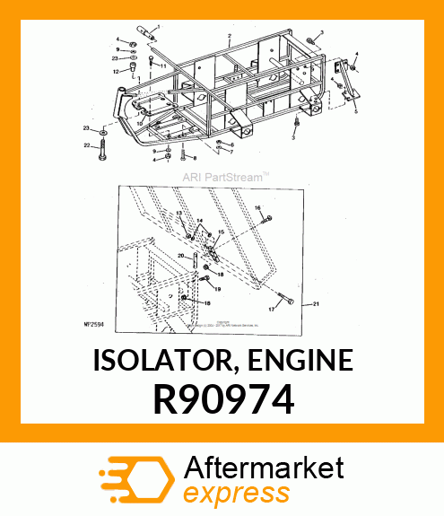 ISOLATOR, ENGINE R90974