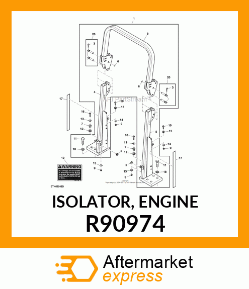 ISOLATOR, ENGINE R90974