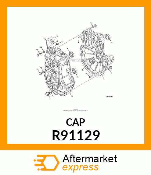 FITTING PLUG, CAP, OIL 20 R91129