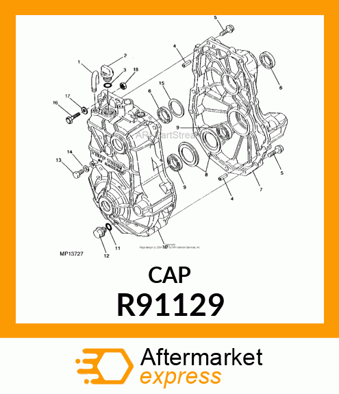 FITTING PLUG, CAP, OIL 20 R91129