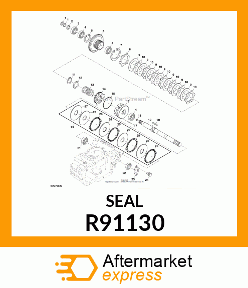 SEAL, SEAL TC 25 42 8 NITRILE RUBB R91130