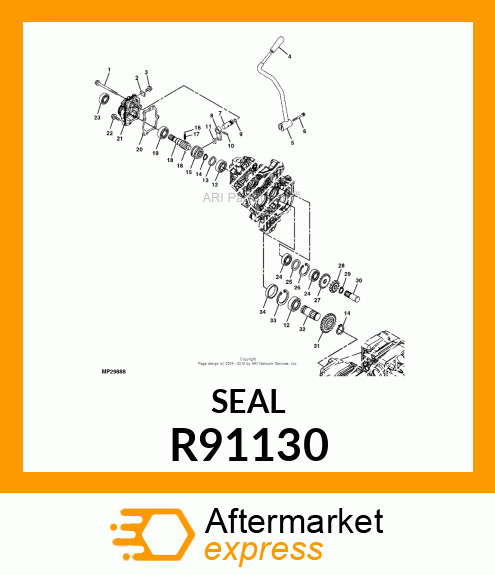 SEAL, SEAL TC 25 42 8 NITRILE RUBB R91130