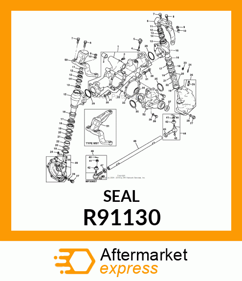 SEAL, SEAL TC 25 42 8 NITRILE RUBB R91130