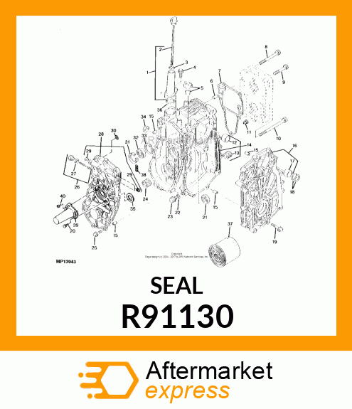 SEAL, SEAL TC 25 42 8 NITRILE RUBB R91130