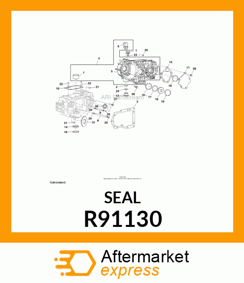 SEAL, SEAL TC 25 42 8 NITRILE RUBB R91130